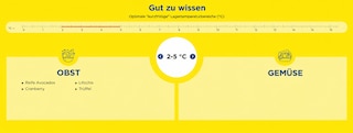 Temperatur 2 - 5 Grad Celsius